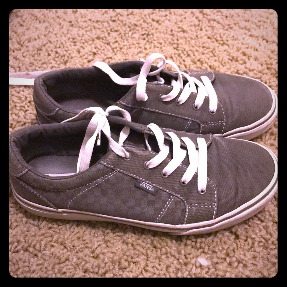 Classic Gray Checkered Vans